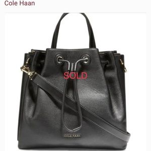 Cole Hahn Grand Ambition Bucket Bag Large NEW